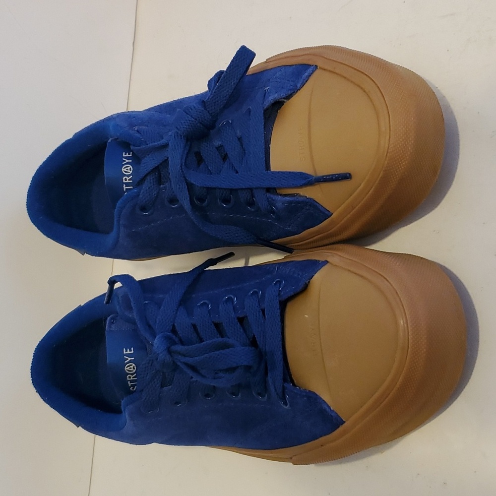Straye Stanley Navy Gum Suede -  Sneakers Unisex Size M-7 W-8.5